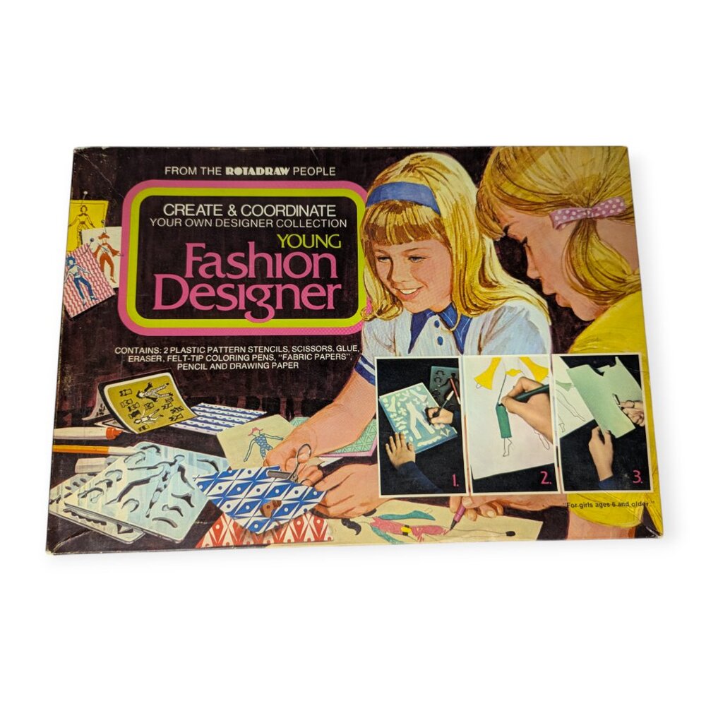 Vintage 50s/60s Young Fashion Designer Create Your Own Designer Collection